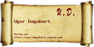 Ugor Dagobert névjegykártya
